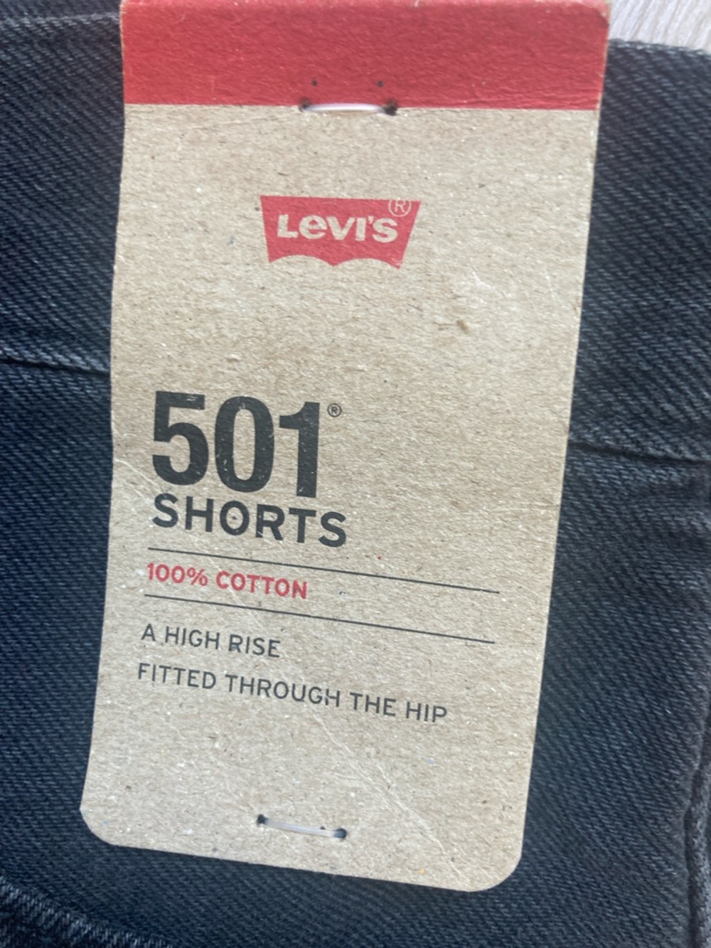 Levi’s 501 high rise jean short distressed raw hem cotton 29 - Picture 4 of 16